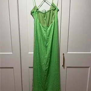 Something Navy | Dresses | Something Navy Green Spaghetti Strap Slip Dress  | Poshmark